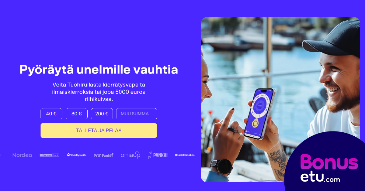 Tuohi Casino avattuna mobiiliselaimessa ilman erillistä sovellusta